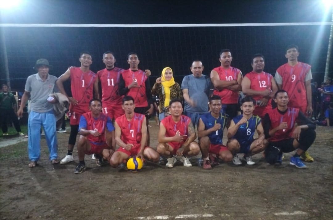 Tingkatkan Sportivitas Pemuda, Perlombaan Bola Voli Antar Dusun Berlangsung Sengit
